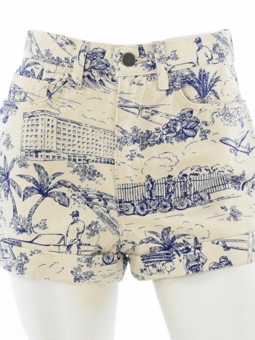 American Apparel La Toile High Waist Shorts — Size 27